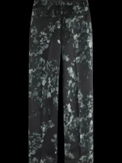 Clearance Ripple floral jacquard straight leg pant Women Pants