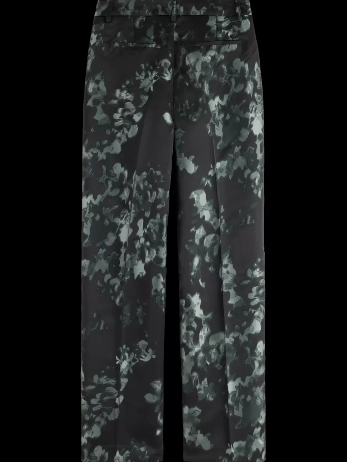 Clearance Ripple floral jacquard straight leg pant Women Pants