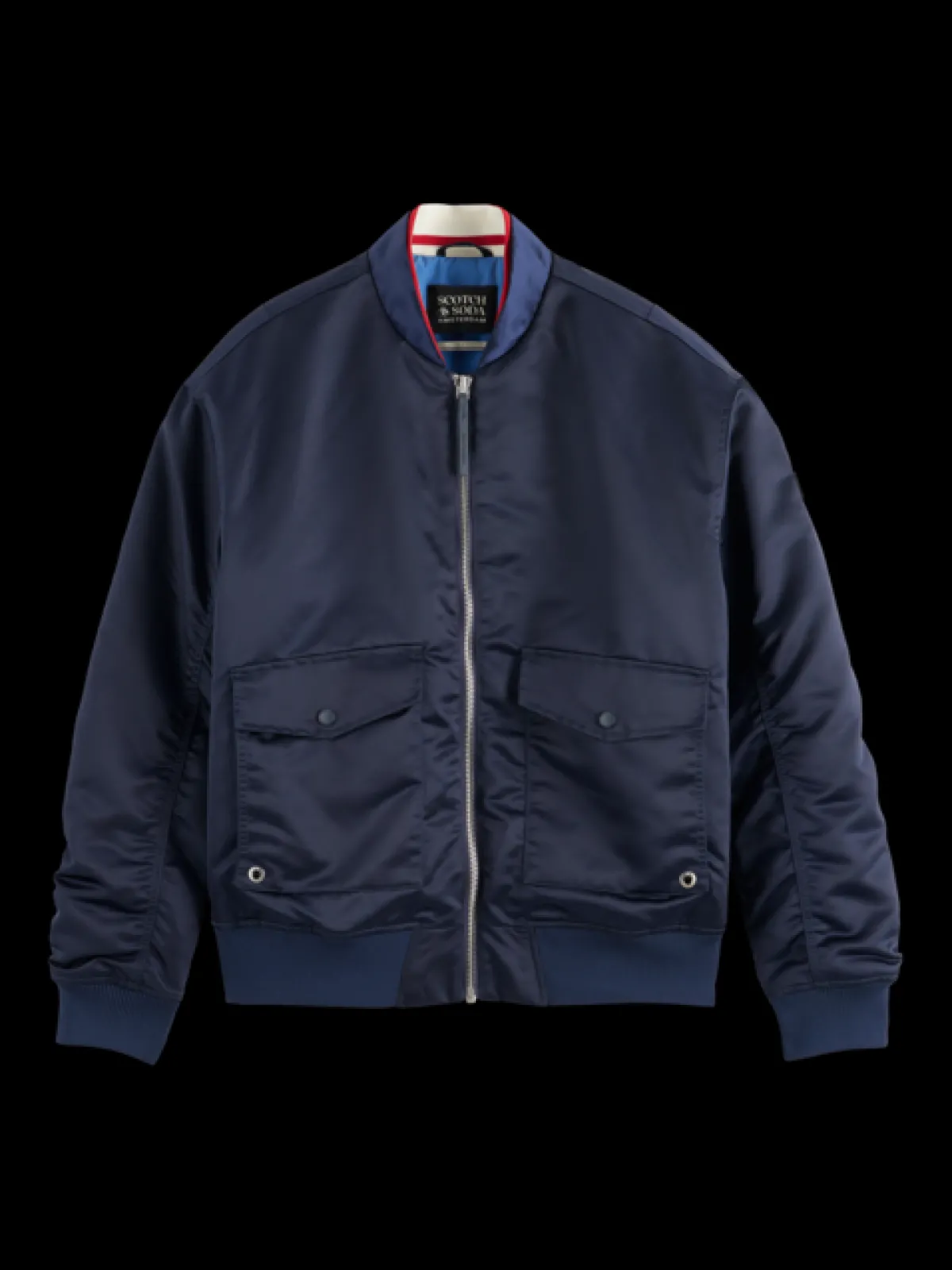 New SATIN BOMBER Jackets & Coats