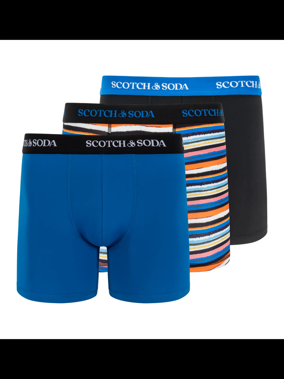 Discount SCOTCH & SODA MEN'S UNDERWEAR SS24 - 3PK BOXER BRIEF (PRINT) Underwear & Socks