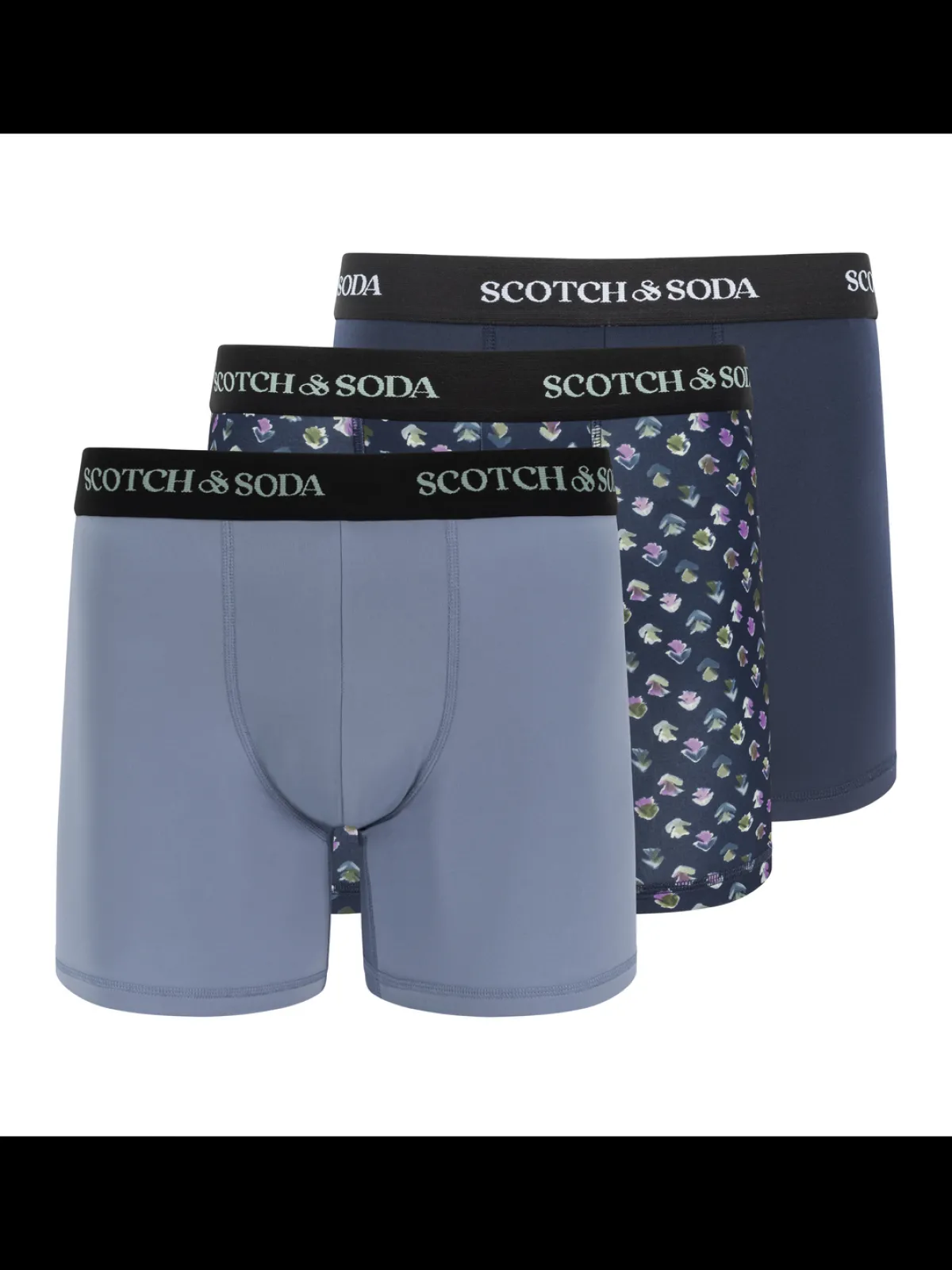 Discount SCOTCH & SODA MEN'S UNDERWEAR SS24 - 3PK BOXER BRIEF (PRINT) Underwear & Socks