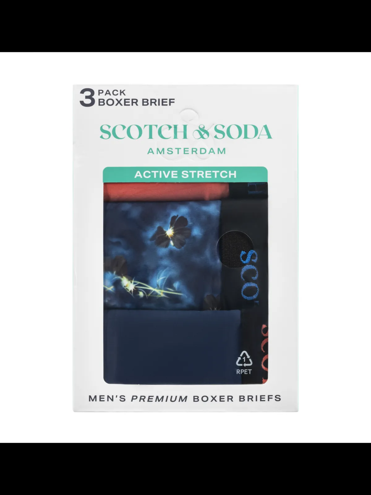 Discount SCOTCH & SODA MEN'S UNDERWEAR SS24 - 3PK BOXER BRIEF (PRINT) Underwear & Socks