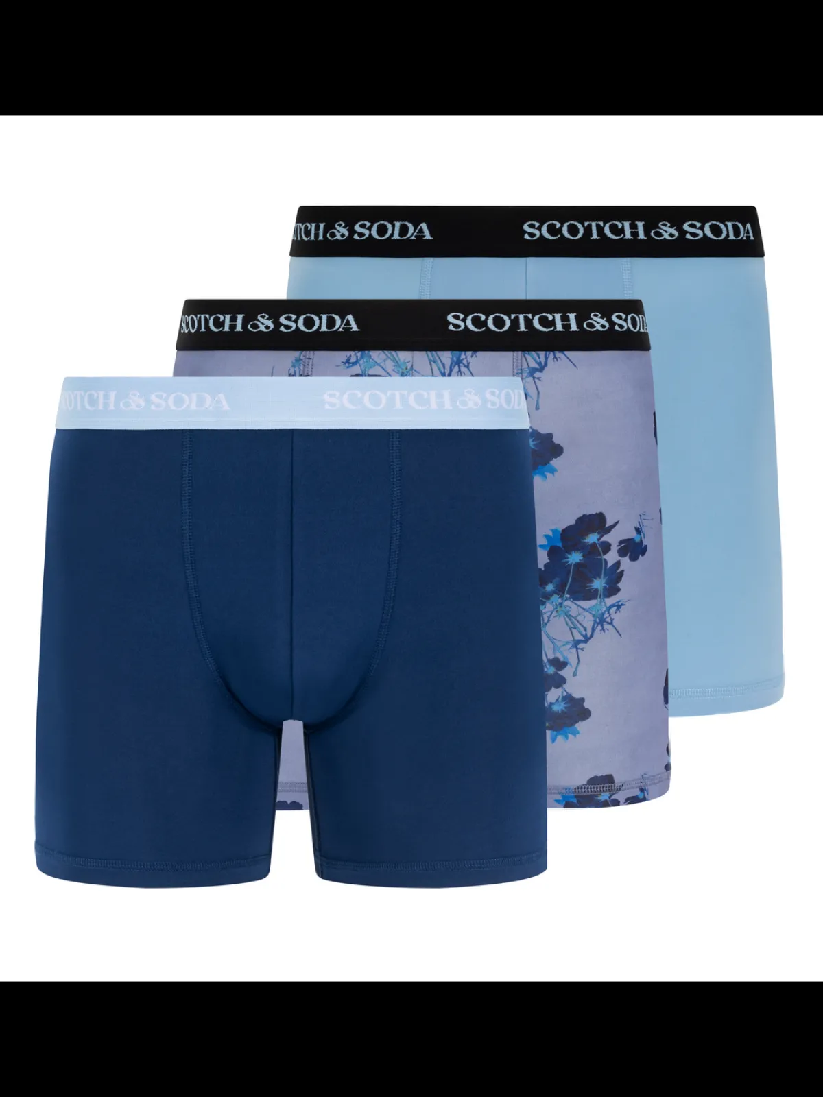 Discount SCOTCH & SODA MEN'S UNDERWEAR SS24 - 3PK BOXER BRIEF (PRINT) Underwear & Socks