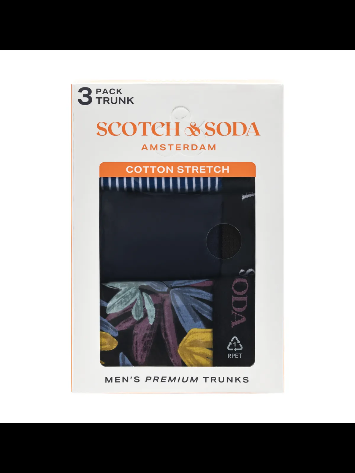 Discount SCOTCH & SODA MEN'S UNDERWEAR SS24 - 3PK BOXER BRIEF (PRINT) Underwear & Socks