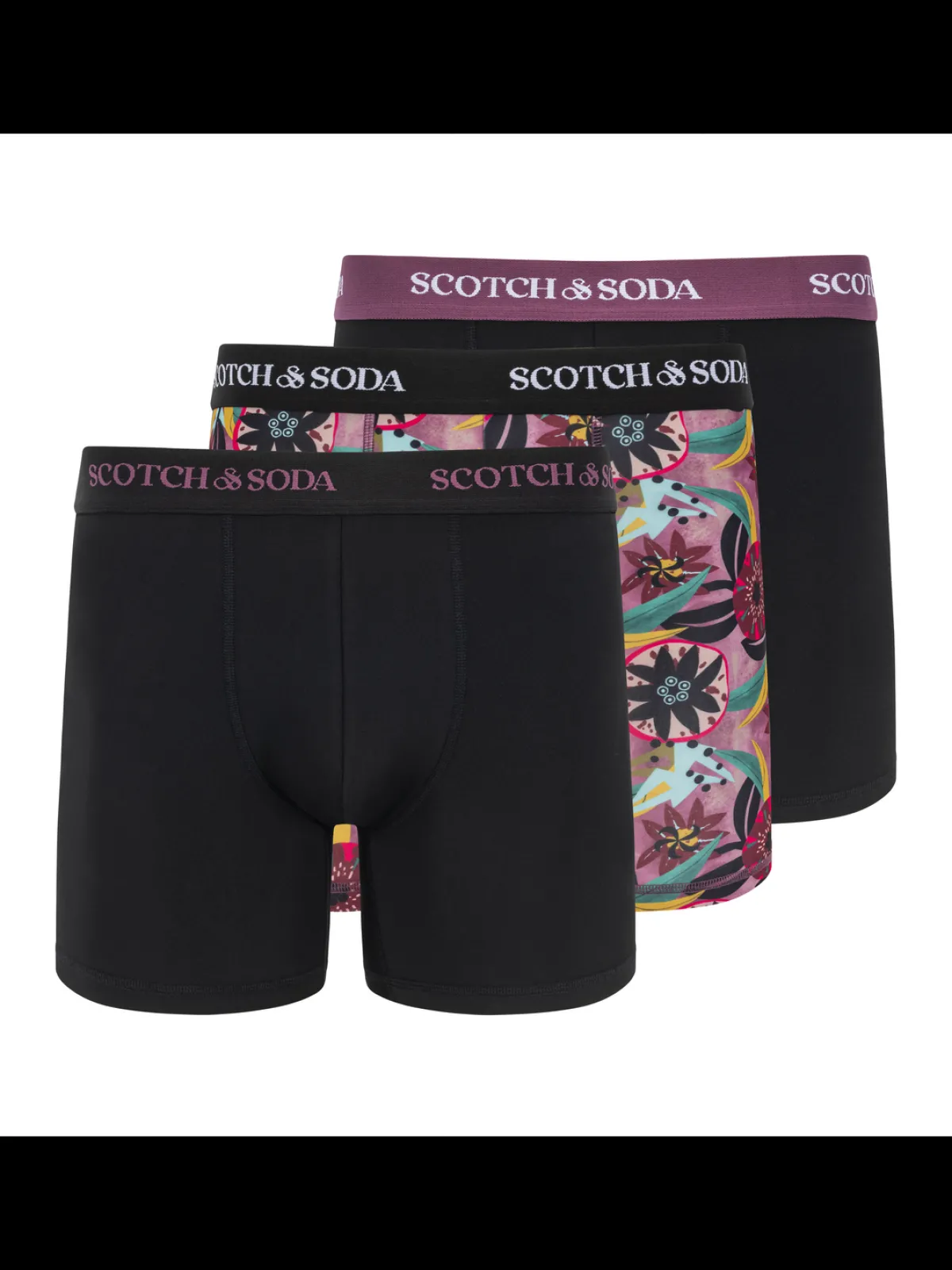 Discount SCOTCH & SODA MEN'S UNDERWEAR SS24 - 3PK BOXER BRIEF (PRINT) Underwear & Socks