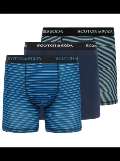 Discount SCOTCH & SODA MEN'S UNDERWEAR SS24 - 3PK BOXER BRIEF (2 PRINT) Underwear & Socks