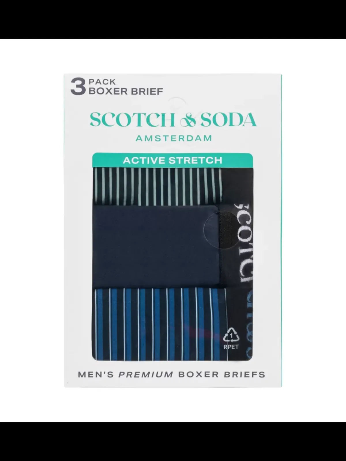 Discount SCOTCH & SODA MEN'S UNDERWEAR SS24 - 3PK BOXER BRIEF (2 PRINT) Underwear & Socks