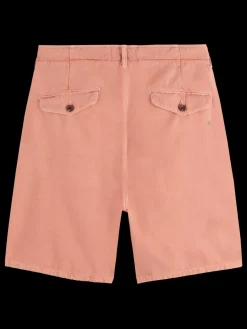 Sale Seasonal - relaxed fit natural-dyed cotton/linen short Shorts