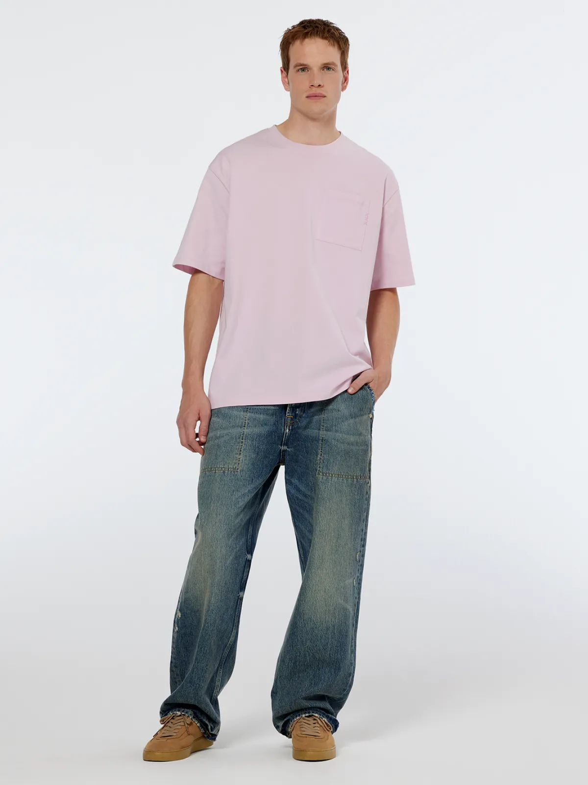Sale Seasonal core - 3 crosses loose fit pocket t-shirt T-shirts & Polo Shirts