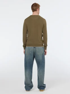Online Seasonal core - viscose regular fit crewneck Knitwear