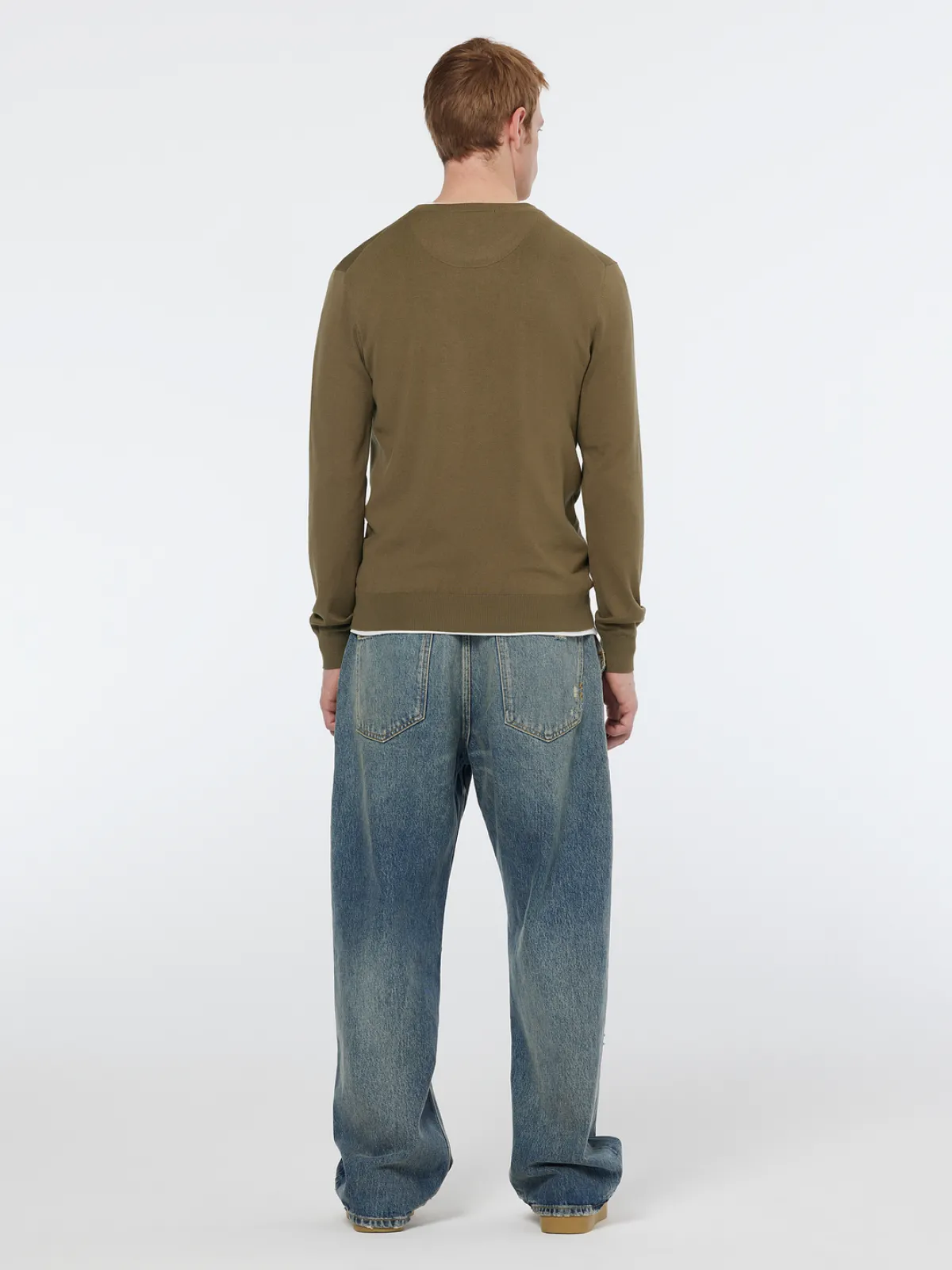 Online Seasonal core - viscose regular fit crewneck Knitwear