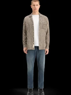 Online SEERSUCKER WOOL BLEND CHECK SHIRT Shirts
