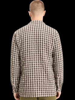 Online SEERSUCKER WOOL BLEND CHECK SHIRT Shirts