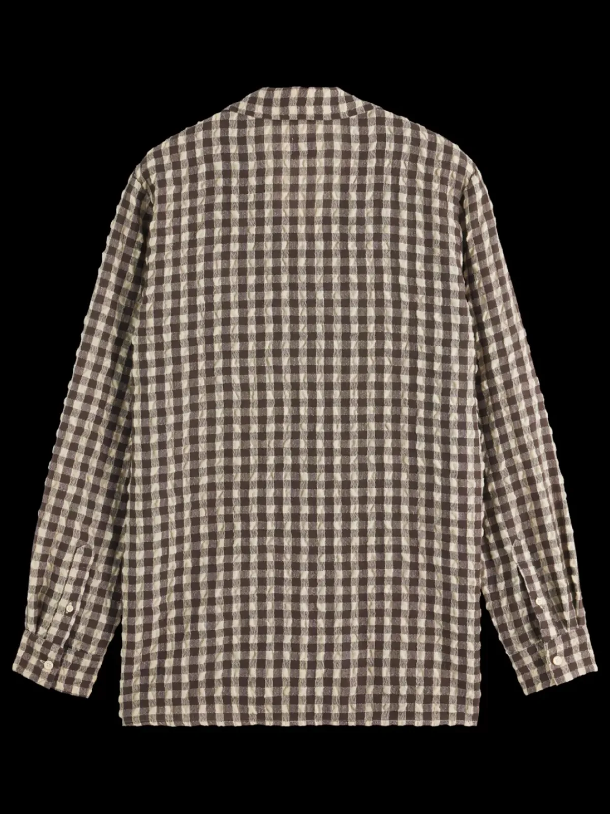 Online SEERSUCKER WOOL BLEND CHECK SHIRT Shirts