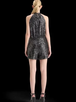 New SEQUIN PLAYSUIT Women Dresses & Jumpsuits