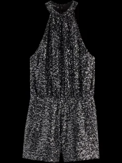 New SEQUIN PLAYSUIT Women Dresses & Jumpsuits