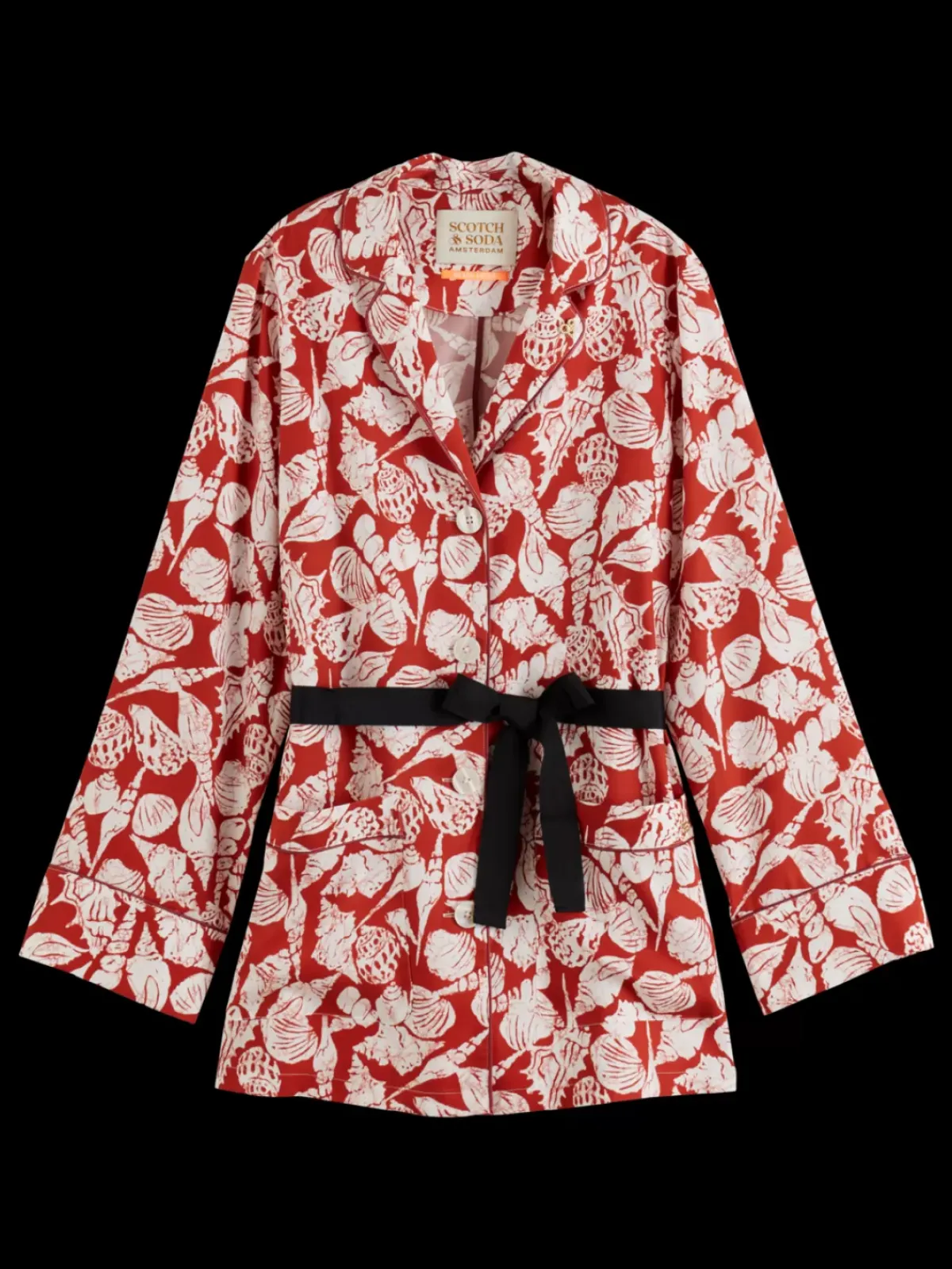 Outlet SHELL BATIK PRINTED PYJAMA BLAZER Women Blazers