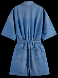 New SHORT SLEEVE PLAYSUIT  SEA SHELLS Women Dresses & Jumpsuits