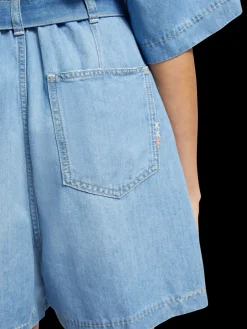 New SHORT SLEEVE PLAYSUIT  SEA SHELLS Women Dresses & Jumpsuits