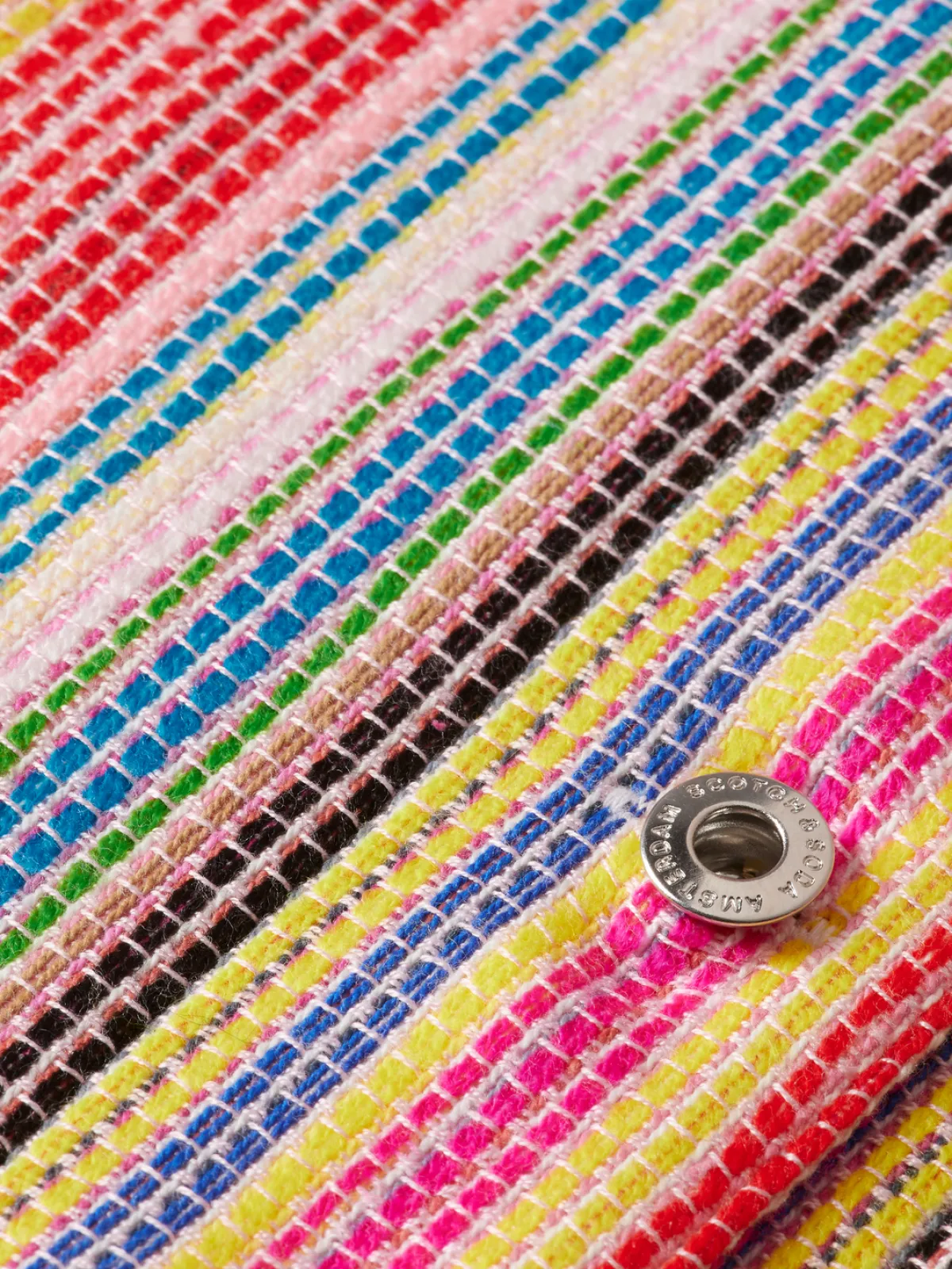 Discount SHORT TRUCKER JACKET IN MULTI COLOUR STRIPE Women Blazers|Jackets & Coats