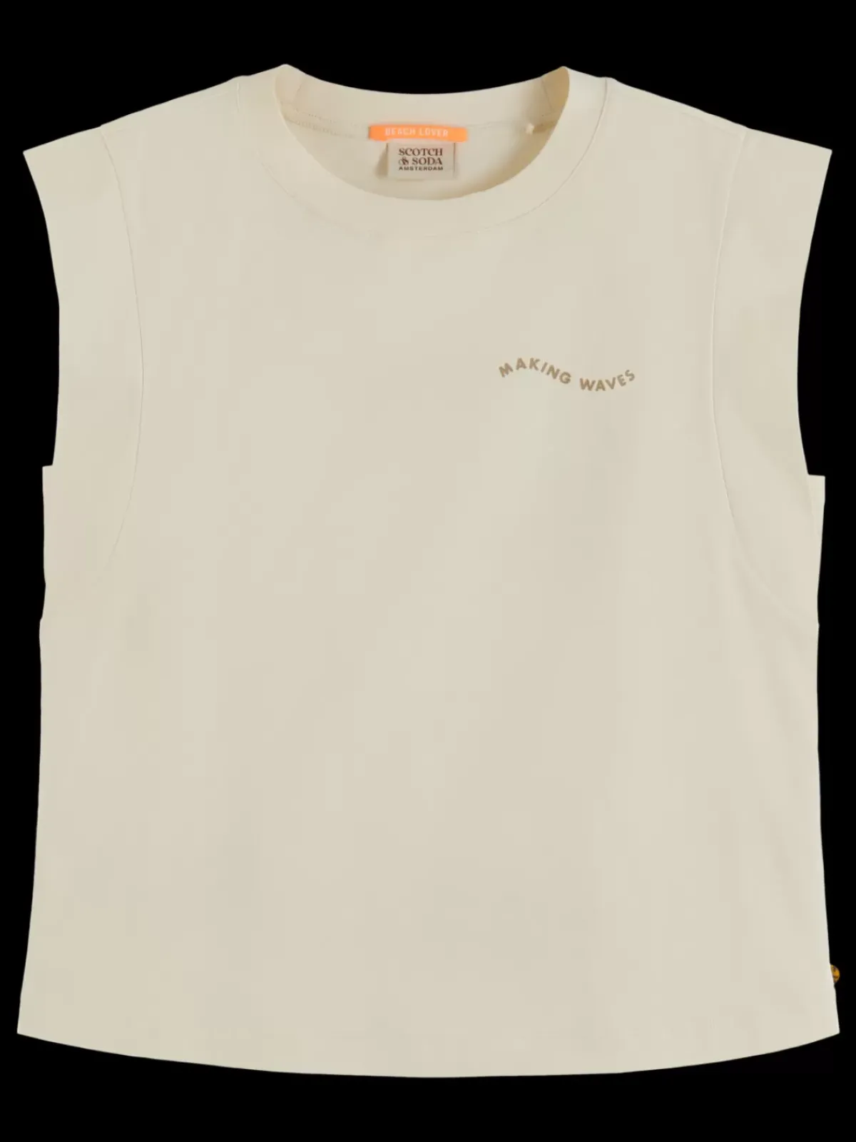 Fashion SIDE PANEL INSERT TANK Women Tops & T-shirts