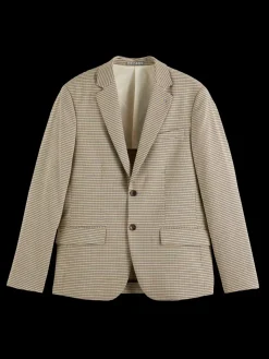Hot Single breasted yarn-dyed blazer Blazers & Waistcoats