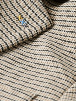 Hot Single breasted yarn-dyed blazer Blazers & Waistcoats