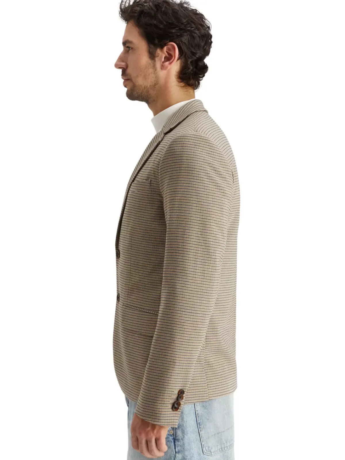 Hot Single breasted yarn-dyed blazer Blazers & Waistcoats