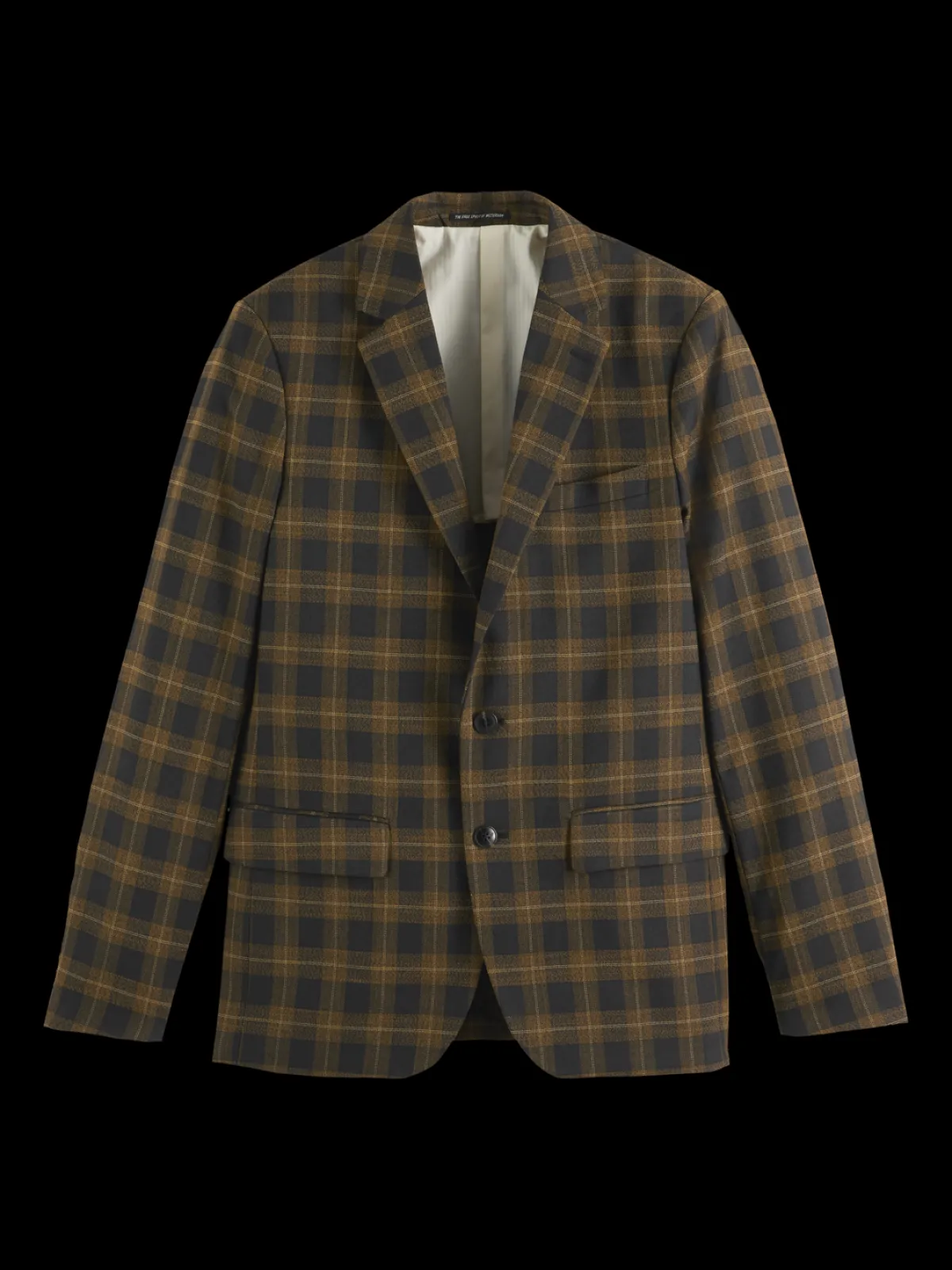 New Single-breasted yarn-dyed check regular fit blazer Blazers & Waistcoats