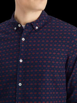 Discount Slim fit ditsy aop shirt Shirts
