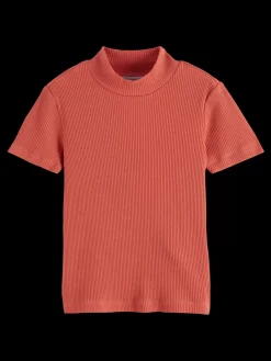 Clearance SLIM-FIT MOCK NECK T-SHIRT Kids T-shirts & Tops