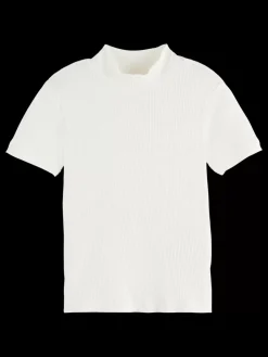 New SLIM-FIT MOCK NECK T-SHIRT Kids T-shirts & Tops