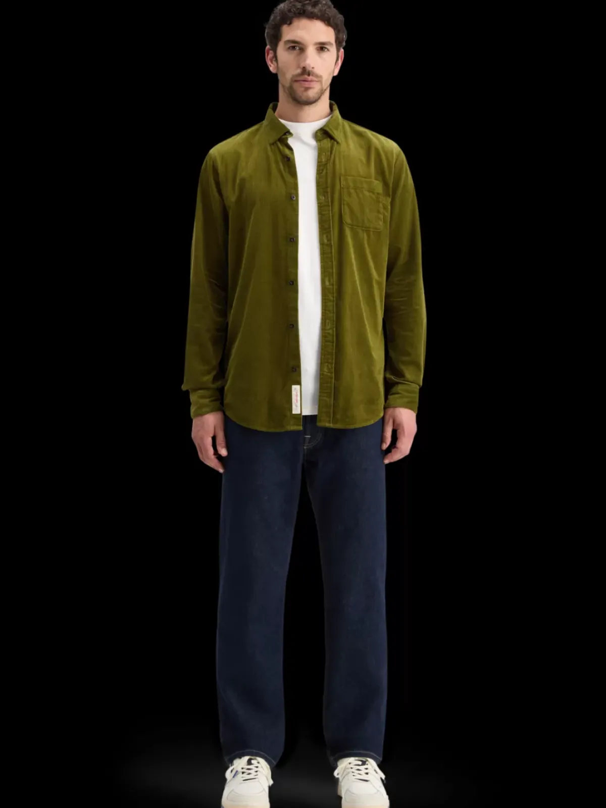 New SOLID CORDUROY SHIRT Shirts