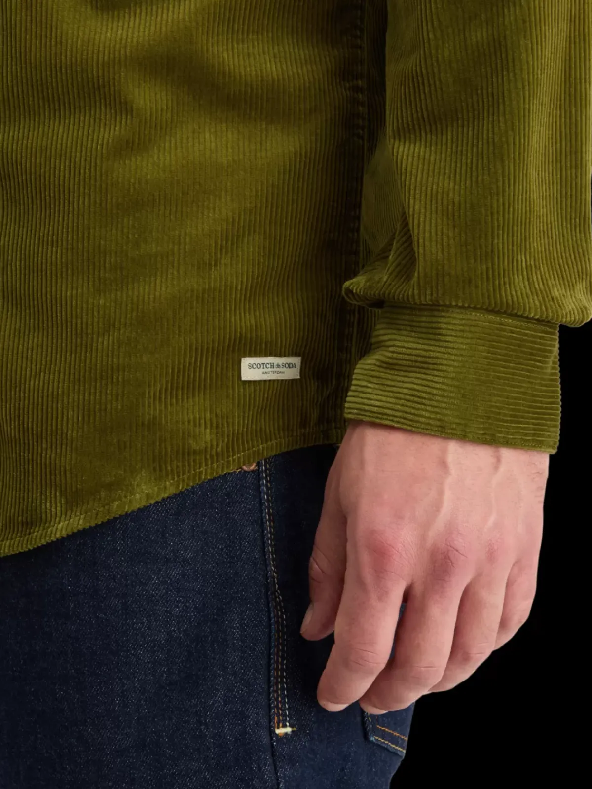New SOLID CORDUROY SHIRT Shirts