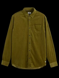 New SOLID CORDUROY SHIRT Shirts