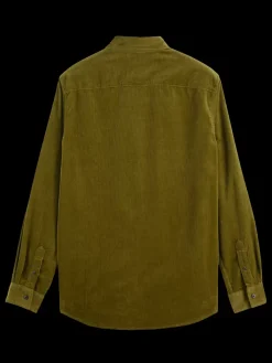 New SOLID CORDUROY SHIRT Shirts