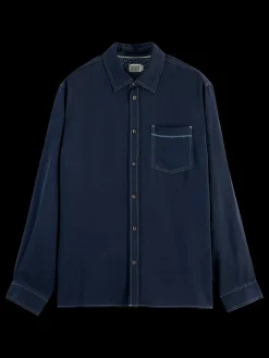Fashion SOLID TENCEL SHIRT Shirts