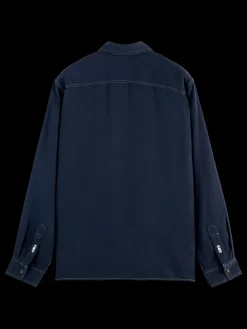 Fashion SOLID TENCEL SHIRT Shirts