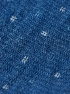 Online Special denim weave with wash effects shirt Shirts