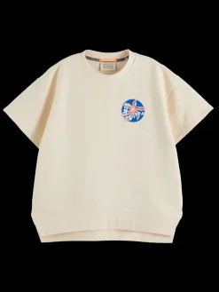 Sale SPLIT HEM GRAPHIC SWEATSHIRT Women Tops & T-shirts|Sweatshirts & Hoodies