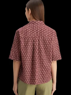 Fashion Ss shirt lurex print Women Tops & T-shirts