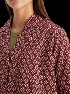Fashion Ss shirt lurex print Women Tops & T-shirts