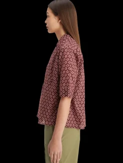 Fashion Ss shirt lurex print Women Tops & T-shirts