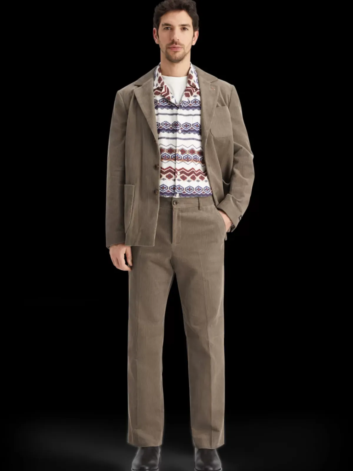 New Straight fit cotton corduroy chino Pants