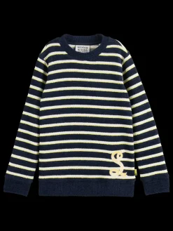 Sale STRIPED FELPA CREWNECK Kids/BOY Sweatshirts & Hoodies