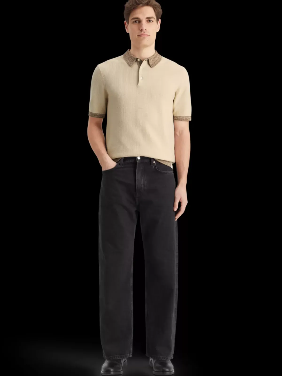 Clearance Structure knitted polo T-shirts & Polo Shirts