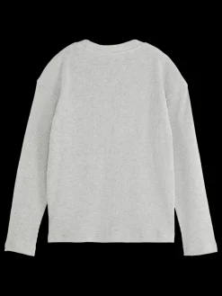 Outlet STRUCTURED LONG-SLEEVED T-SHIRT Kids/BOY T-shirts