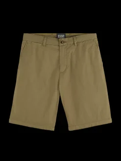 New Stuart- garment-dyed pima cotton chino short Shorts