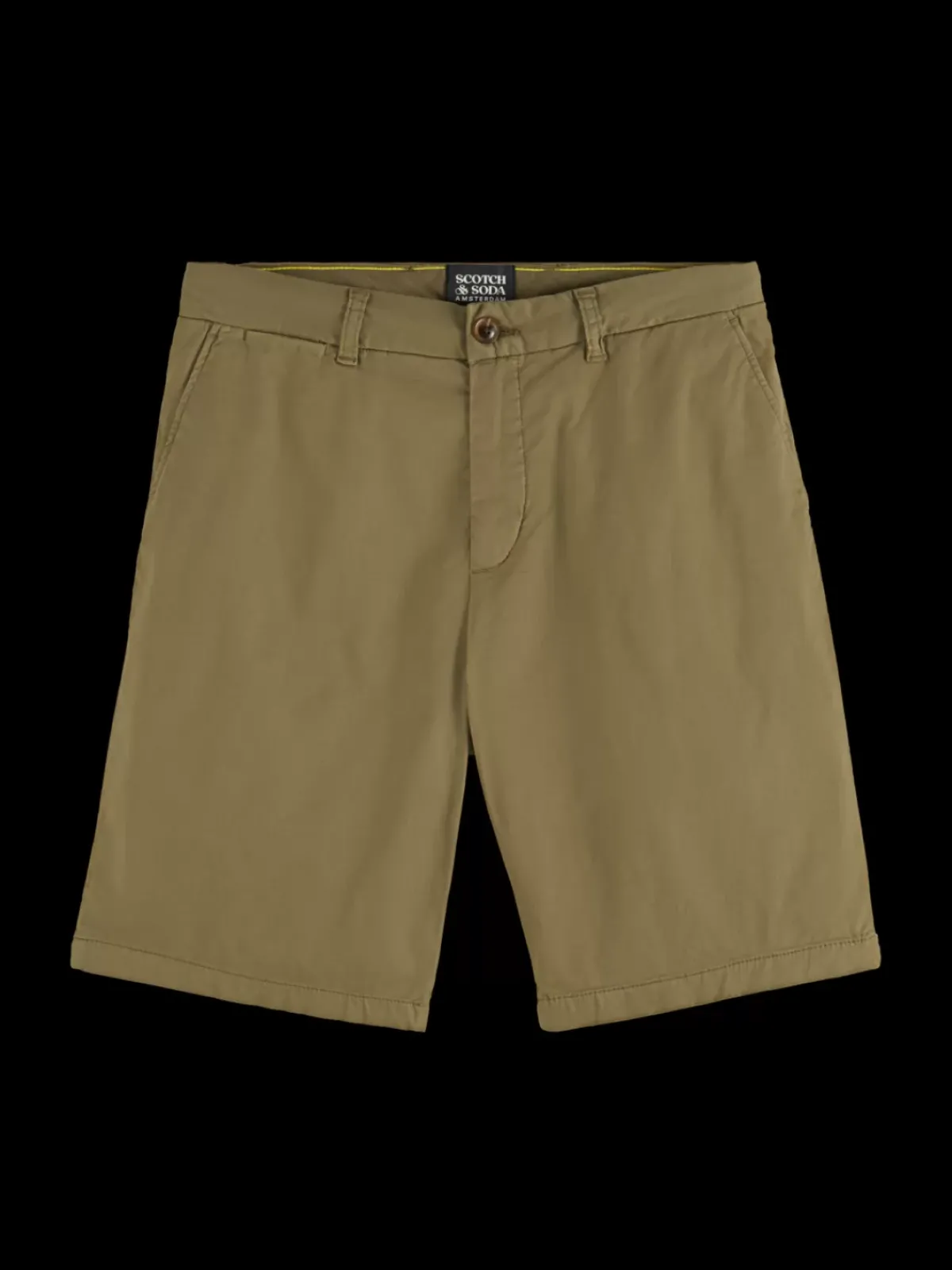 New Stuart- garment-dyed pima cotton chino short Shorts