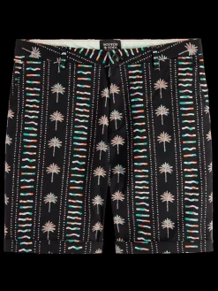 New Stuart- printed stretch-cotton chino short Shorts